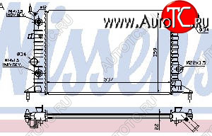 3 399 р. VECTRA 96- РАДИАТОР ОХЛАЖДЕН (см.каталог) BODYPARTS opvca96-917  с доставкой в г. Пермь