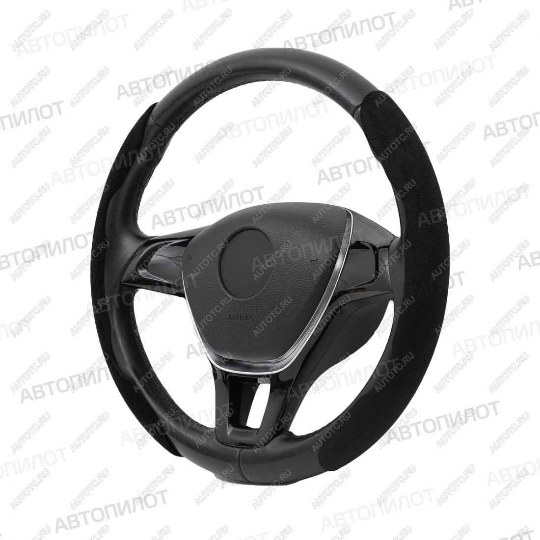 1 149 р. Накладка на руль (комплект BLW-044 замша) Автопилот    с доставкой в г. Пермь