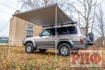 29 999 р. Маркиза автомобильная РИФ 2,13х2,5 м полуавтомат (винил) темно-серая РИФ rif5306-2025v  с доставкой в г. Пермь. Увеличить фотографию 19