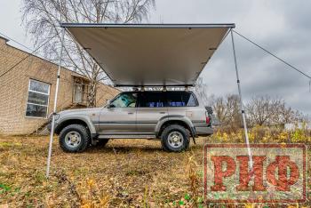 29 999 р. Маркиза автомобильная РИФ 2,13х2,5 м полуавтомат (винил) темно-серая РИФ rif5306-2025v  с доставкой в г. Пермь. Увеличить фотографию 18