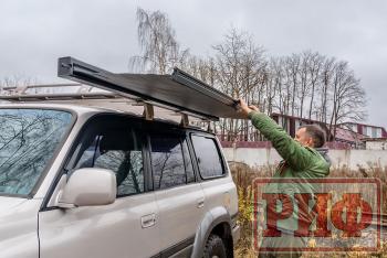 29 999 р. Маркиза автомобильная РИФ 2,13х2,5 м полуавтомат (винил) темно-серая РИФ rif5306-2025v  с доставкой в г. Пермь. Увеличить фотографию 15