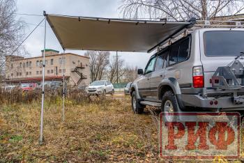 29 999 р. Маркиза автомобильная РИФ 2,13х2,5 м полуавтомат (винил) темно-серая РИФ rif5306-2025v  с доставкой в г. Пермь. Увеличить фотографию 5