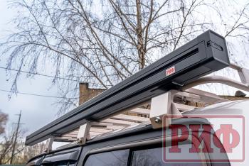 29 999 р. Маркиза автомобильная РИФ 2,13х2,5 м полуавтомат (винил) темно-серая РИФ rif5306-2025v  с доставкой в г. Пермь. Увеличить фотографию 1