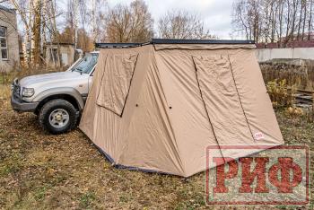 26 879 р. Стенки к автомобильной маркизе РИФ 2.0Х2.5 м Black Out РИФ rifan5306-2025c  с доставкой в г. Пермь. Увеличить фотографию 10