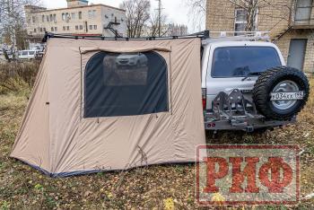 26 879 р. Стенки к автомобильной маркизе РИФ 2.0Х2.5 м Black Out РИФ rifan5306-2025c  с доставкой в г. Пермь. Увеличить фотографию 8