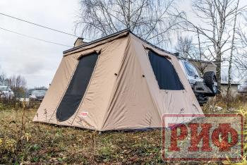 26 879 р. Стенки к автомобильной маркизе РИФ 2.0Х2.5 м Black Out РИФ rifan5306-2025c  с доставкой в г. Пермь. Увеличить фотографию 3