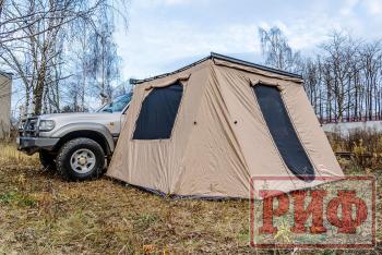 26 879 р. Стенки к автомобильной маркизе РИФ 2.0Х2.5 м Black Out РИФ rifan5306-2025c  с доставкой в г. Пермь. Увеличить фотографию 2