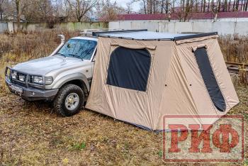 26 879 р. Стенки к автомобильной маркизе РИФ 2.0Х2.5 м Black Out РИФ rifan5306-2025c  с доставкой в г. Пермь. Увеличить фотографию 1