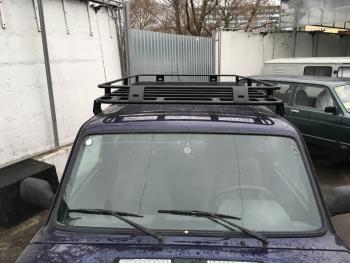 38 929 р. Багажник экспедиционный РИФ 1200х1900 мм для НИВА 5 дв.  rifnva-roof5  с доставкой в г. Пермь. Увеличить фотографию 2