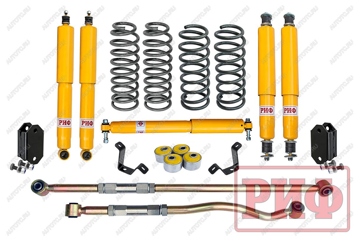 120 469 р. Лифт-комплект РИФ Toyota Land Cruiser 80105 лифт 50 мм жесткий  rif-tlc80-c  с доставкой в г. Пермь