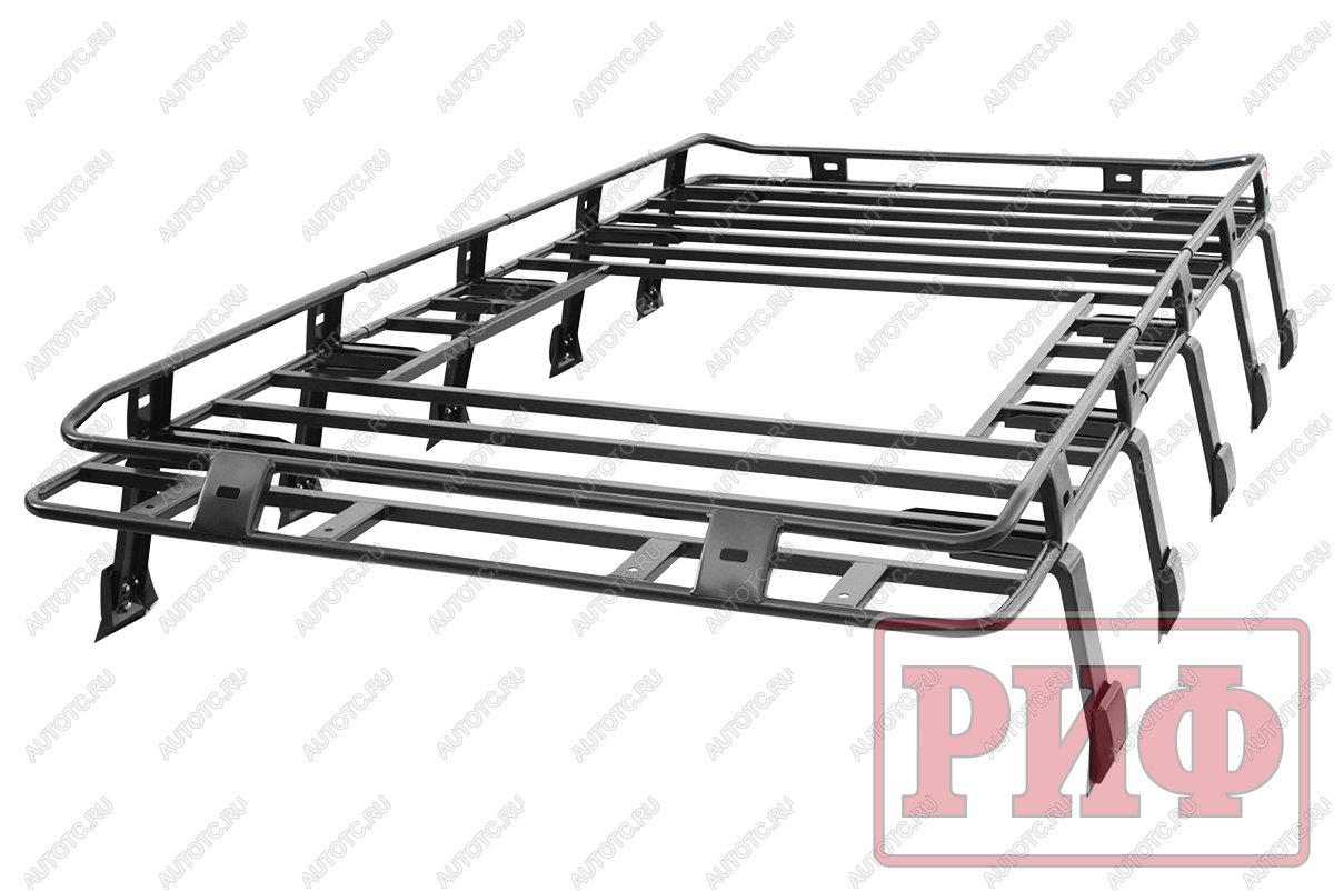 67 939 р. Багажник экспедиционный (корзина) РИФ 1500х2750 мм для ГАЗ Соболь (с люком)  rifgaz-roof3  с доставкой в г. Пермь