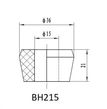 149 р. Втулка амортизатора РИФ SA215, SA208, SA212, SA231, SA276, SA278 (с маркировкой 1)  bh215  с доставкой в г. Пермь. Увеличить фотографию 2