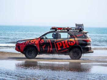 43 879 р. Багажник экспедиционный (корзина) РИФ 1200х2100 мм для Toyota Fortuner 2015+  riffrt-roof1  с доставкой в г. Пермь. Увеличить фотографию 6