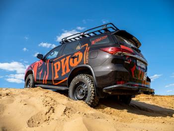 43 879 р. Багажник экспедиционный (корзина) РИФ 1200х2100 мм для Toyota Fortuner 2015+  riffrt-roof1  с доставкой в г. Пермь. Увеличить фотографию 4