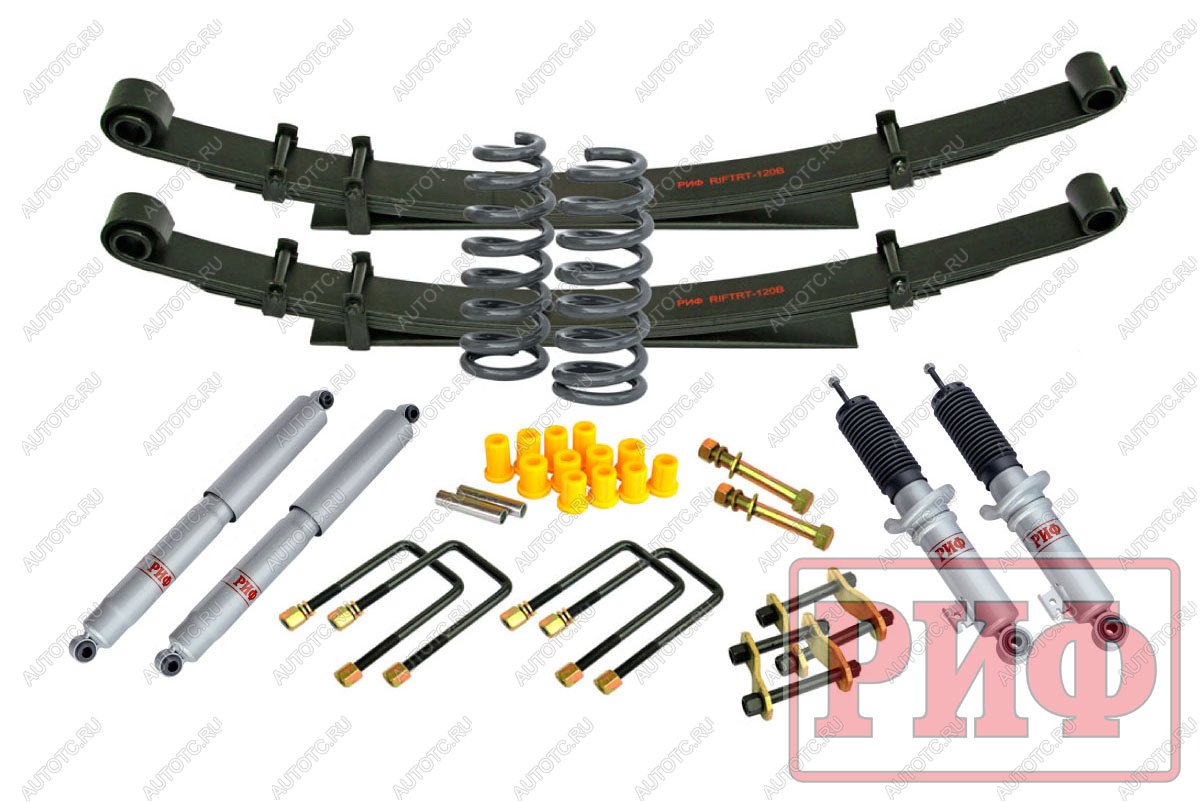 85 559 р. Лифт-комплект РИФ газовый Mitsubishi L200 2005-2015 лифт 30 мм мягкий  rif-trt-a-g  с доставкой в г. Пермь