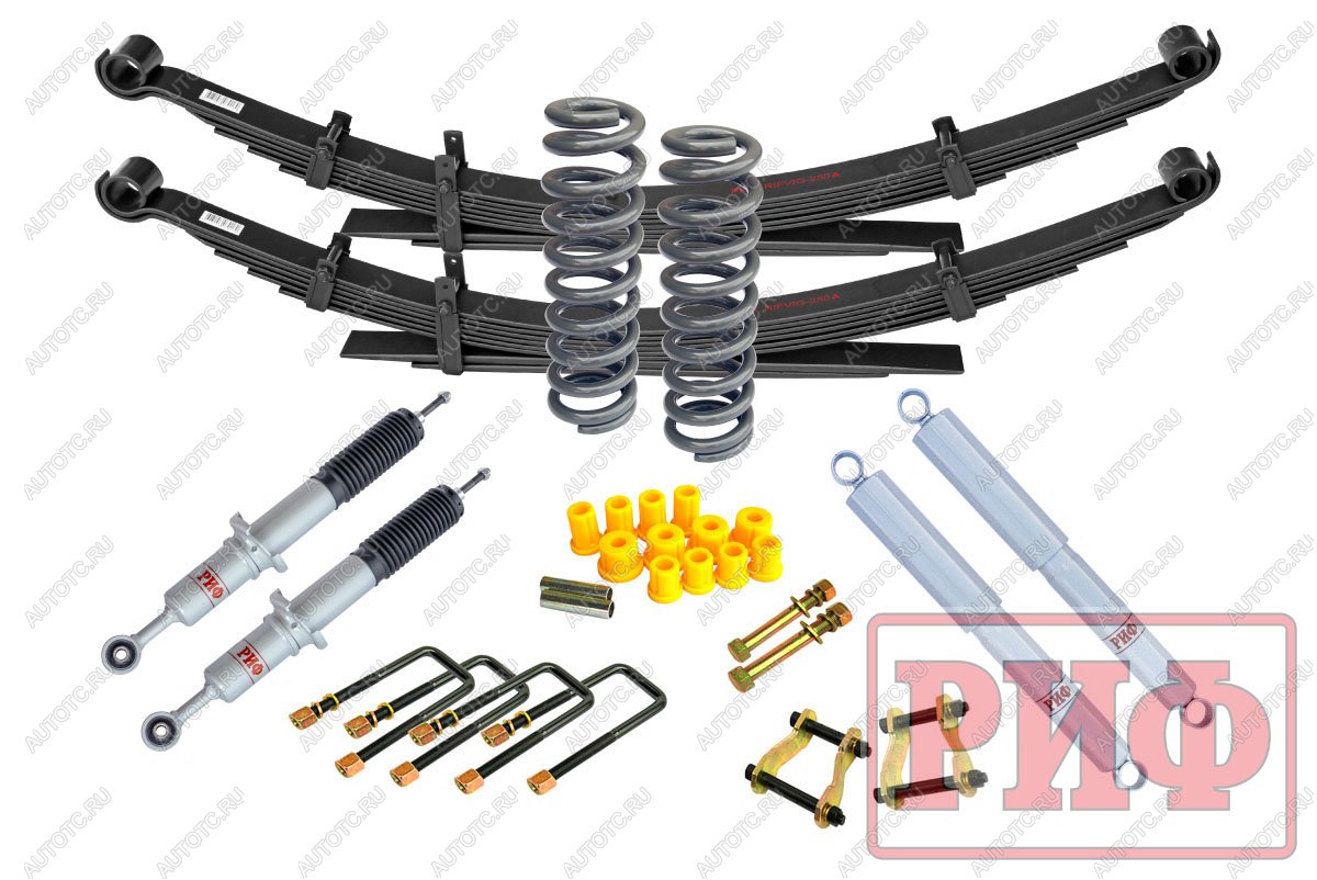 100 599 р. Лифт-комплект РИФ газовый Toyota Hilux 2005-2014, Sollers ST6, Jac T6 лифт 30 мм мягкий  rif-vig-a-g  с доставкой в г. Пермь