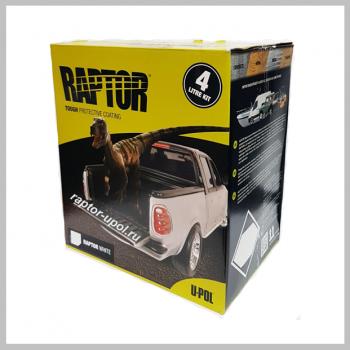 13 749 р. Покрытие защитное повышенной прочноcти RAPTOR белое, с отвердителем 2K U-POL 4л+1л  rlws4  с доставкой в г. Пермь. Увеличить фотографию 1