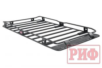 43 449 р. Багажник экспедиционный (корзина) РИФ 1350x2100 мм Toyota Land Cruiser 78 (высота крепежа 199 мм)  rif070-roof  с доставкой в г. Пермь. Увеличить фотографию 2