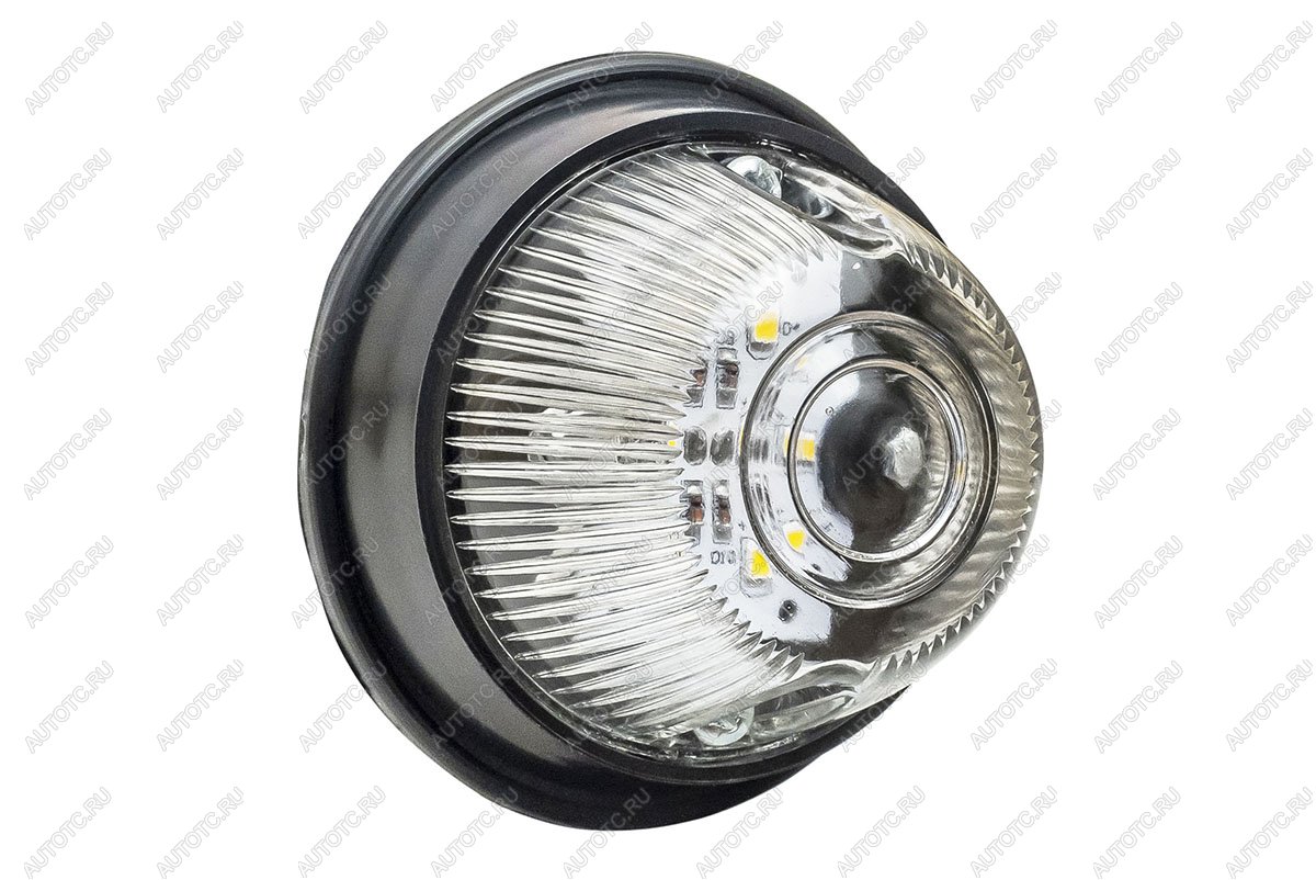 399 р. Повторитель поворота УАЗ на светодиодах (белый рассеиватель) 6LED-1-12V  уп102-б  с доставкой в г. Пермь
