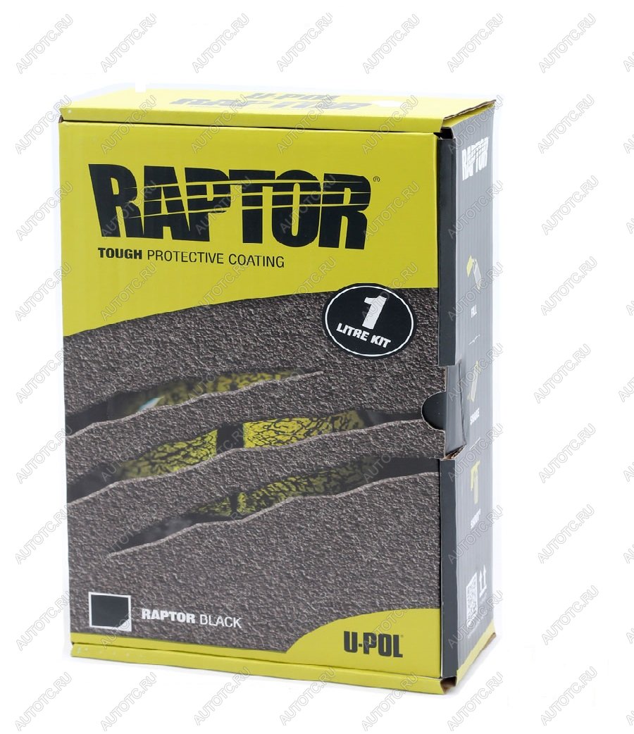 3 879 р. Покрытие защитное повышенной прочноcти RAPTOR черное, с отвердителем 2K U-POL 1л  rlbs1  с доставкой в г. Пермь