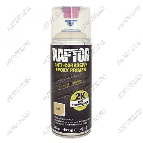 3 659 р. Грунт эпоксидный антикоррозийный RAPTOR в аэрозоли 2K U-POL 400 мл  repal  с доставкой в г. Пермь
