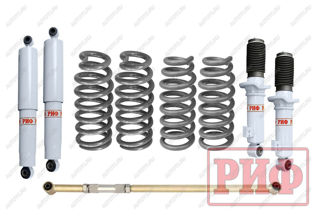76 119 р. Лифт-комплект РИФ газовый Mitsubishi Pajero Sport III 2015+ лифт 40 мм жесткий  rif-ps3-c-g  с доставкой в г. Пермь