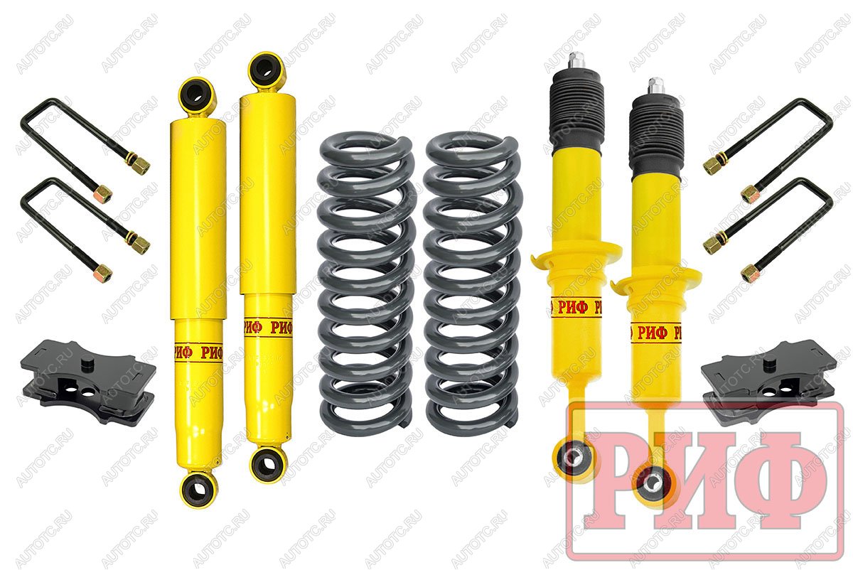 66 269 р. Лифт-комплект РИФ лайт Toyota Hilux 2005-2014, Sollers ST6, Jac T6 лифт 40 мм  rif-vig-b-lite  с доставкой в г. Пермь
