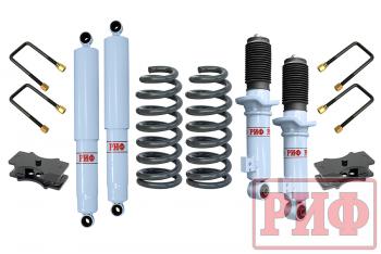 52 859 р. Лифт-комплект РИФ лайт газовый Mitsubishi L200 2005-2015 лифт 40 мм  rif-trt-b-g-lite  с доставкой в г. Пермь. Увеличить фотографию 1