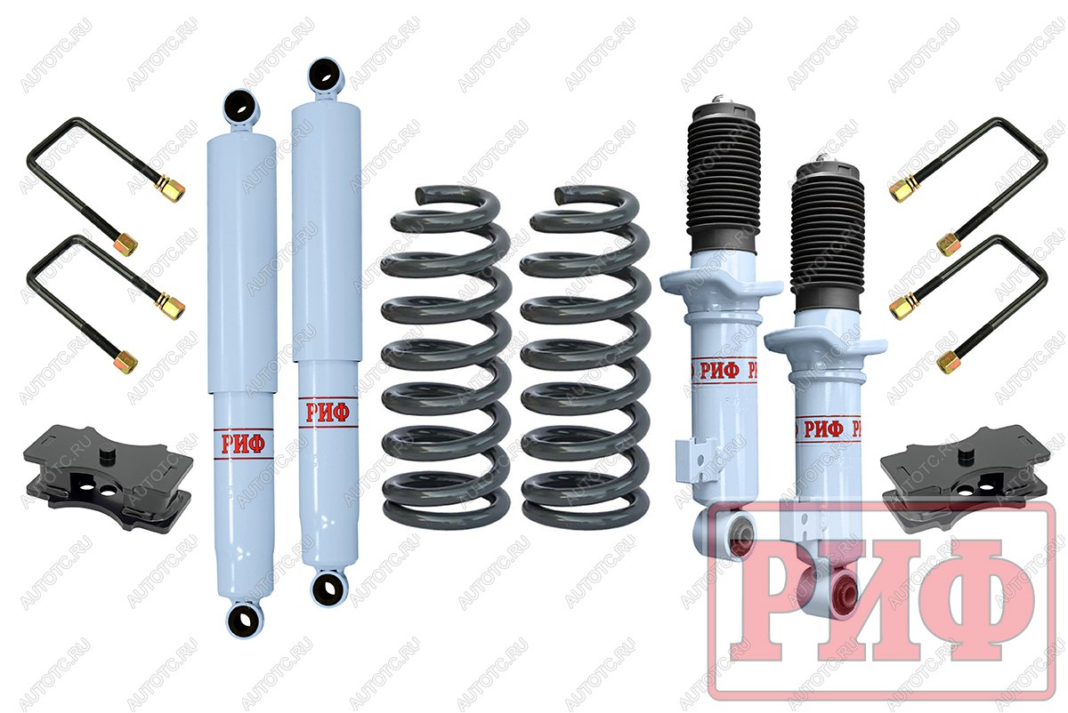 52 859 р. Лифт-комплект РИФ лайт газовый Mitsubishi L200 2005-2015 лифт 40 мм  rif-trt-b-g-lite  с доставкой в г. Пермь