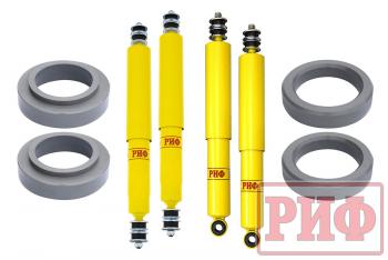 40 639 р. Лифт-комплект РИФ лайт для Toyota Land Cruiser 80105 лифт 30 мм  rif-tlc80-b-lite  с доставкой в г. Пермь. Увеличить фотографию 1