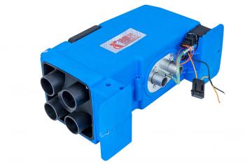 9 139 р. Автономный воздушный отопитель (переносной) 5kW12V24V, 4 выхода, пластик. корпус (синий,узкий )  7514  с доставкой в г. Пермь. Увеличить фотографию 2