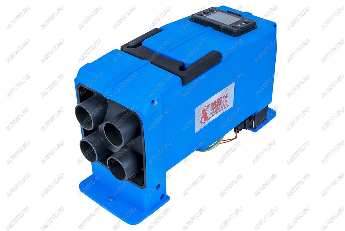 9 139 р. Автономный воздушный отопитель (переносной) 5kW12V24V, 4 выхода, пластик. корпус (синий,узкий )  7514  с доставкой в г. Пермь
