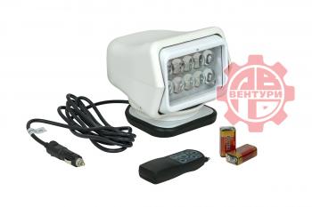 7 099 р. Фара-искатель 12V 50W LED с дистанционным управлением, белый (180х180х175мм) на магните  ch015-50w-wh  с доставкой в г. Пермь. Увеличить фотографию 1