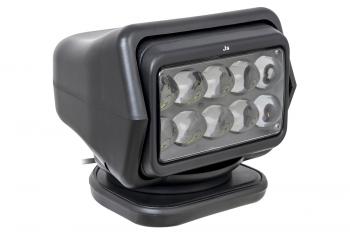 6 279 р. Фара-искатель 12V 50W LED с дистанционным управлением, черный (180х180х175мм) на магните  ch015-50w-bl  с доставкой в г. Пермь. Увеличить фотографию 2