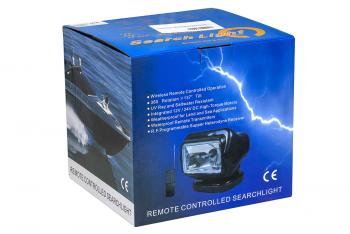 7 859 р. Фара-искатель 12V 60W LED с дистанционным управлением, черный,цок-H3 (180х180х175мм) на магните  ch015-60w-bl  с доставкой в г. Пермь. Увеличить фотографию 2