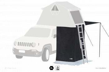 58 509 р. Тамбур к палатке AUTOHOME OVERLAND SMALL SAFARI EXPLORER, тент песочный, до 220 см  ols08a-3s  с доставкой в г. Пермь. Увеличить фотографию 3