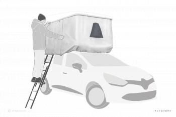 30 339 р. Тент внешний для автопалатки AUTOHOME MAGGIOLINA AIRLANDER PLUS MEDIUM  m10am-xl  с доставкой в г. Пермь. Увеличить фотографию 2