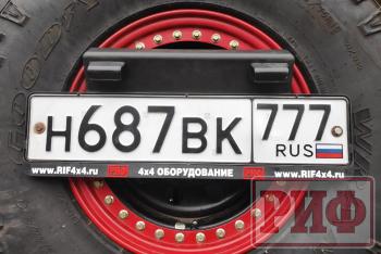 81 649 р. Бампер РИФ задний силовойзащита штатного бампера Mitsubishi Pajero Sport 2021+ c квадратом под фаркоп, калиткой, подсветкой номера  rifps3-21076s  с доставкой в г. Пермь. Увеличить фотографию 11