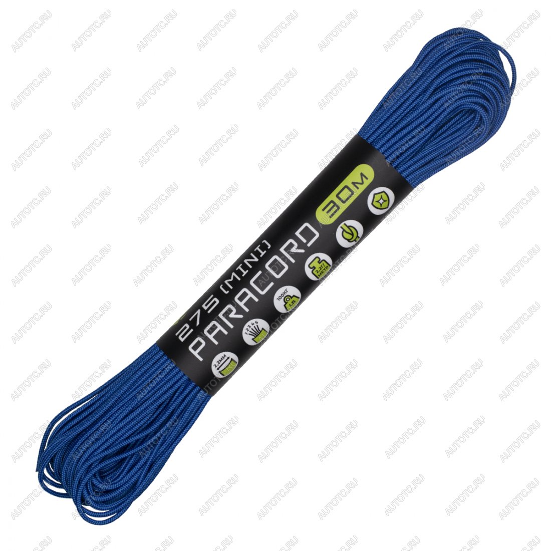 589 р. Паракорд 275 (мини) CORD nylon 30м (blue)  275.n30.bl  с доставкой в г. Пермь
