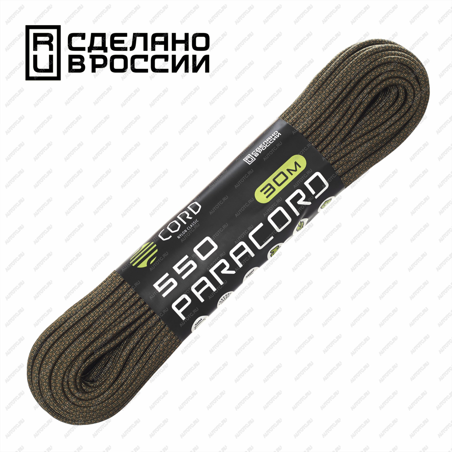 659 р. Паракорд 550 CORD nylon 30м (tactical snake coyote)  550.n30.l.tsc  с доставкой в г. Пермь