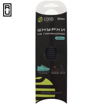 Шнурки из паракорда 120см (Black)  lac120-b