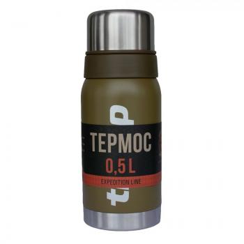 1 629 р. Термос TRAMP Expedition line 0,5 л., Оливковый  trc-030-6050  с доставкой в г. Пермь. Увеличить фотографию 1