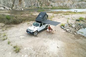 157 999 р. Палатка на крышу автомобиля Wild Land Bush Cruiser 120, лестница 210 см  201044  с доставкой в г. Пермь. Увеличить фотографию 14