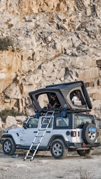 169 999 р. Палатка на крышу автомобиля Wild Land Desert Cruiser 140  201042  с доставкой в г. Пермь. Увеличить фотографию 3