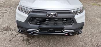 38 319 р. Бампер РИФ силовой передний Lada Niva Travel с защитой радиатора  rif123-10076  с доставкой в г. Пермь. Увеличить фотографию 9