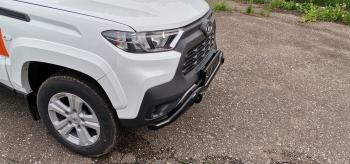 38 319 р. Бампер РИФ силовой передний Lada Niva Travel с защитой радиатора  rif123-10076  с доставкой в г. Пермь. Увеличить фотографию 38