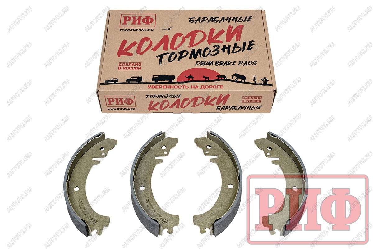 989 р. Колодки тормозные задние РИФ ВАЗ НИВА (2101-3502090)  rif2101-3502090rdp  с доставкой в г. Пермь
