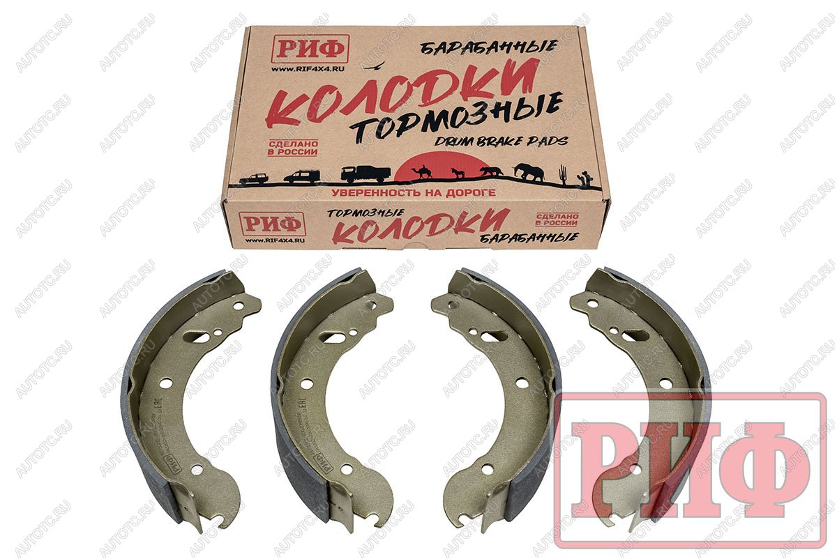 1 689 р. Колодки тормозные задние РИФ для ГАЗ Соболь (3302-3502090)  rif3302-3502090rdp  с доставкой в г. Пермь