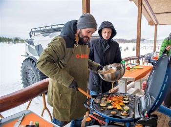 5 609 р. Фартук O-GRILL  grillapron  с доставкой в г. Пермь. Увеличить фотографию 8