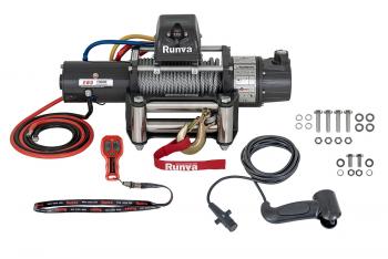 54 239 р. Лебёдка электрическая двухскоростная 12V Runva 10000 lbs 4500 кг  ewd10000s  с доставкой в г. Пермь. Увеличить фотографию 5